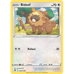 Bidoof 120/172 Brilliant Stars