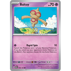 Baltoy 084/197 Obsidian Flames